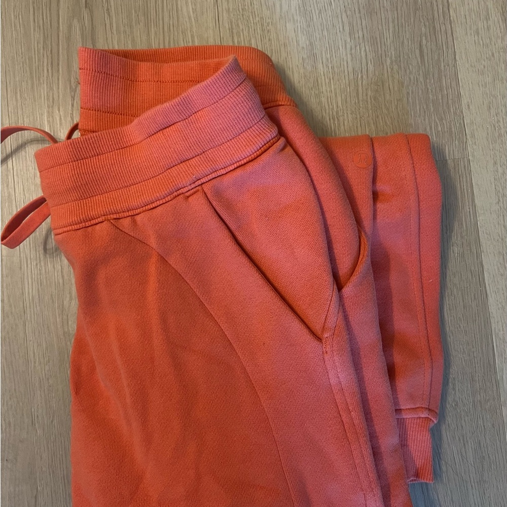 Lululemon Athletica Bold Orange Joggers
